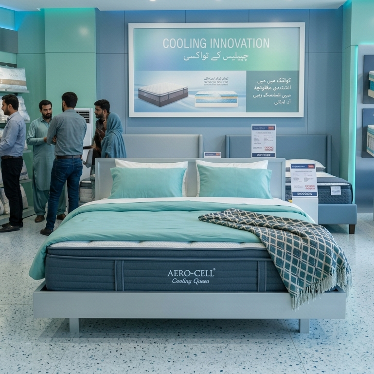 Premium Double Bed Mattress  Zero-Motion Isolation
